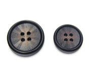 40L D - Ring 4 Hole Black Buttons Bulk Classic And Relaxed For Cotton Trench Coat