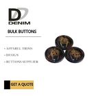 Trim & Polyester Large Coat Buttons , Sourcing Unique Buttons For Clothing