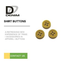 Plastic Decorative Dress Shirt Buttons Four Holes With Customized Logo